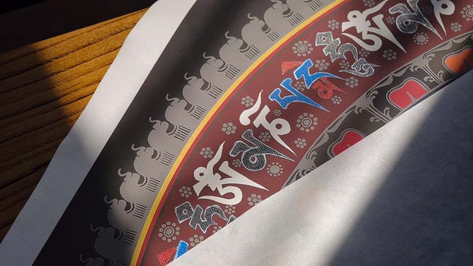 Mandala Thangka DIY Kit for Inner Peace and Wisdom