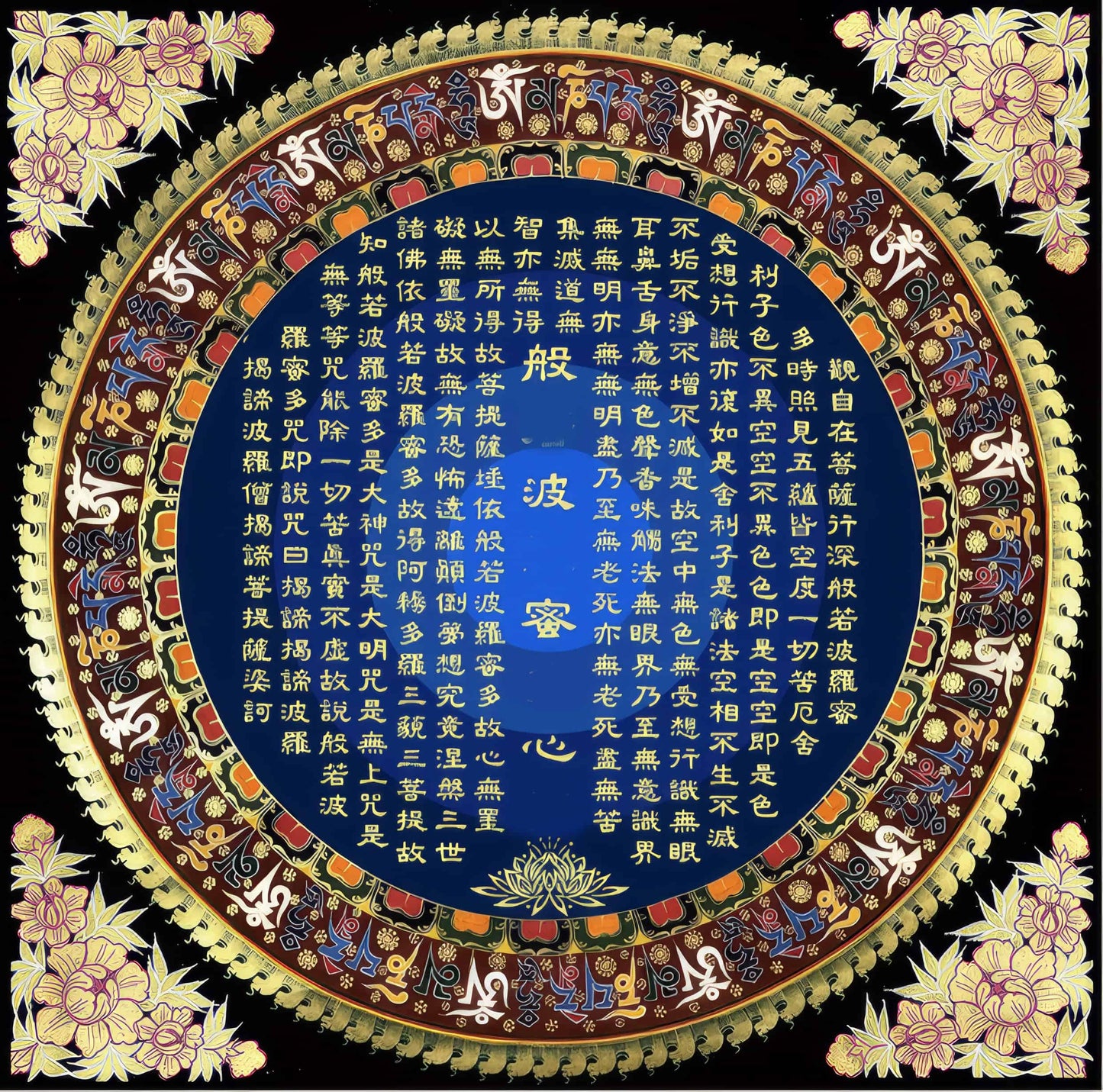Mandala Thangka DIY Kit for Inner Peace and Wisdom
