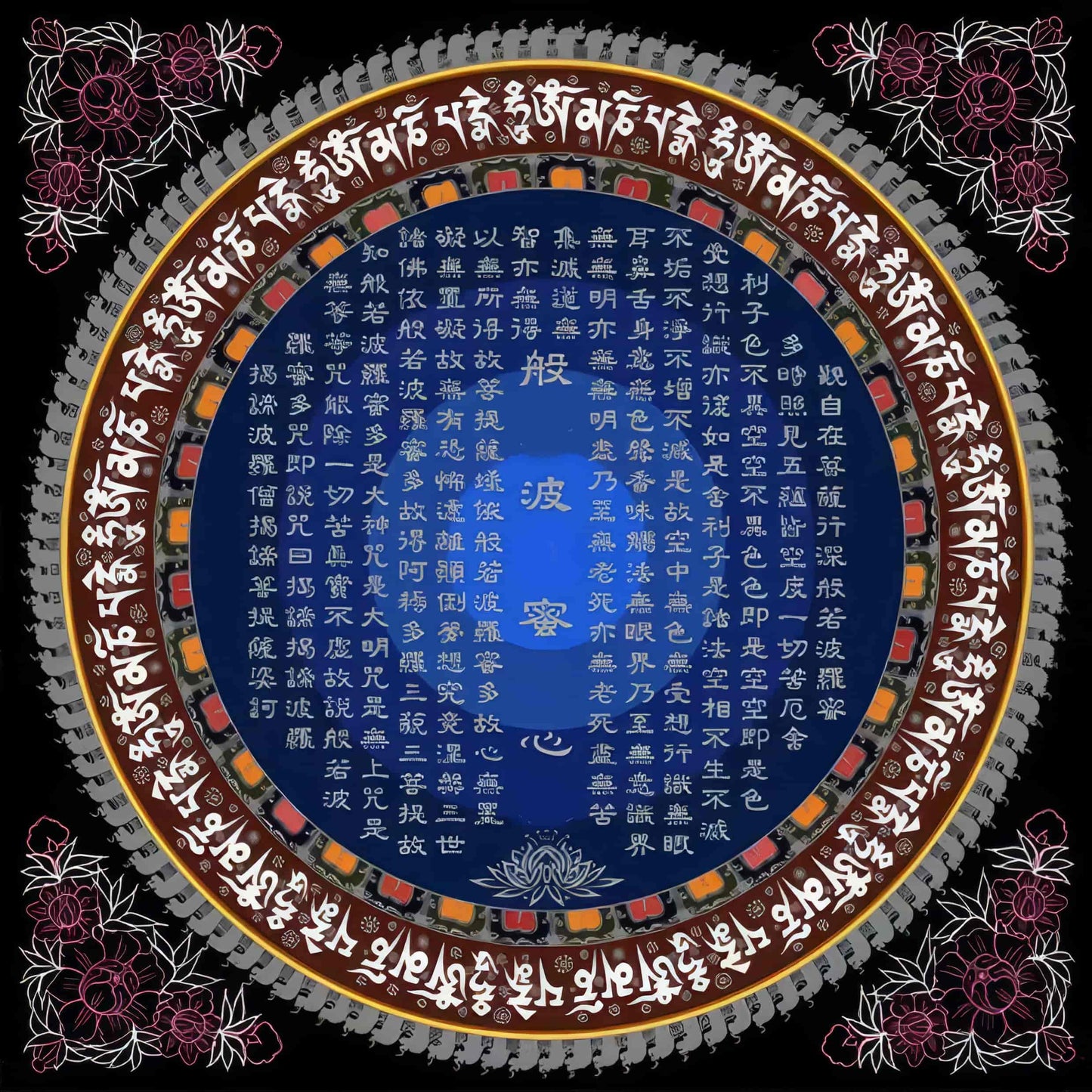 Mandala Thangka DIY Kit for Inner Peace and Wisdom