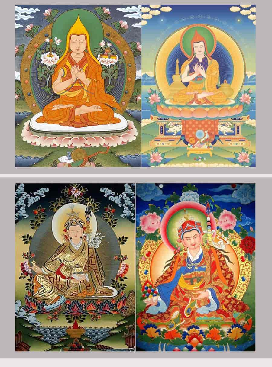 Thangka Coloring Book - White Outline Mindfulness Edition for Kids