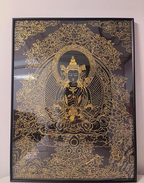 Thangka Gold Detailing Kit - Elevate Your Artistry with German Ultra-Fine Gold Powder