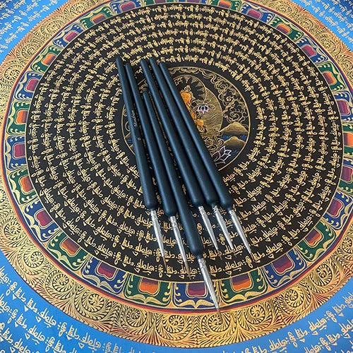 Thangka Gold Detailing Kit - Elevate Your Artistry with German Ultra-Fine Gold Powder