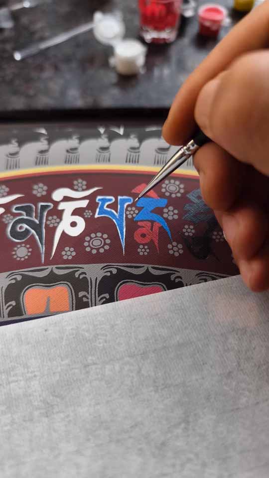 Mandala Thangka DIY Kit for Inner Peace and Wisdom