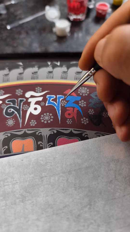 Mandala Thangka DIY Kit for Inner Peace and Wisdom