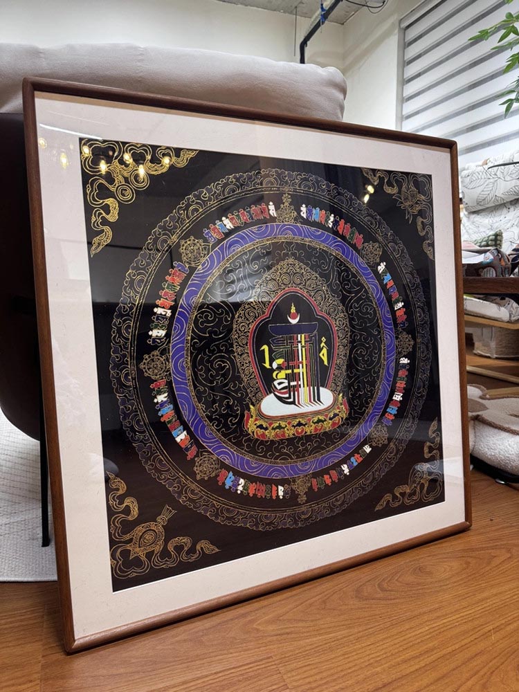 Masterpiece of Serenity Ten Attributes Thangka DIY Kit