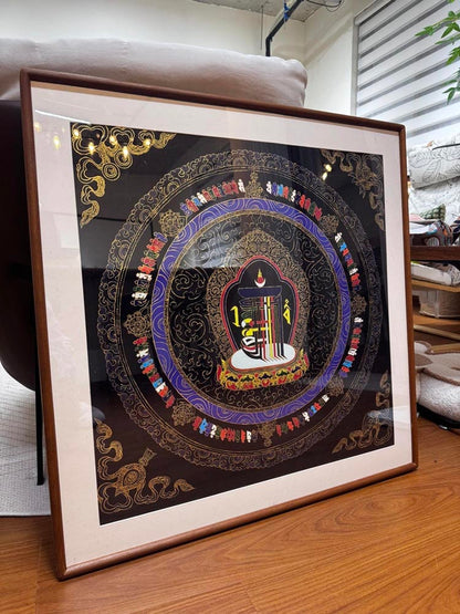 Masterpiece of Serenity Ten Attributes Thangka DIY Kit