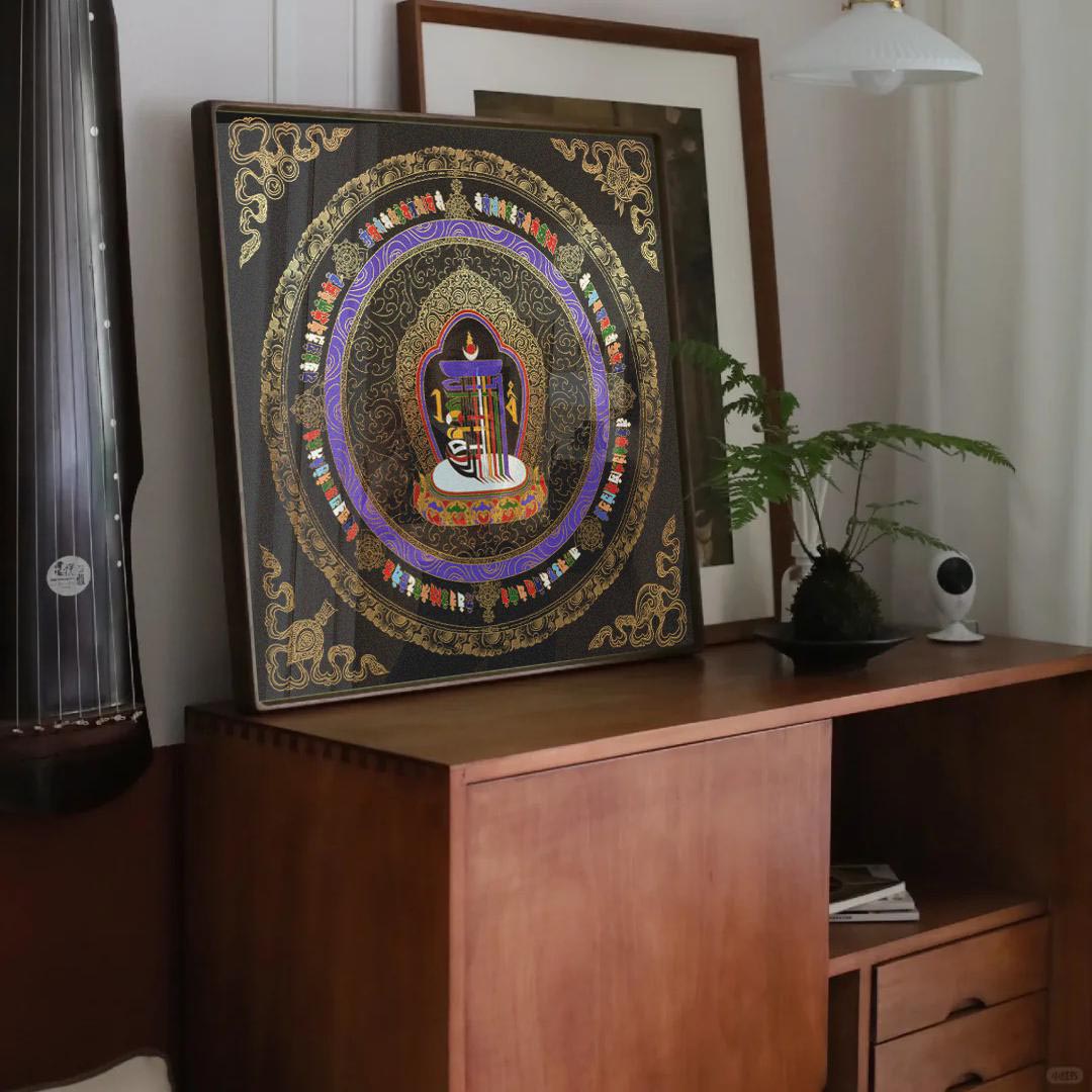 Masterpiece of Serenity Ten Attributes Thangka DIY Kit