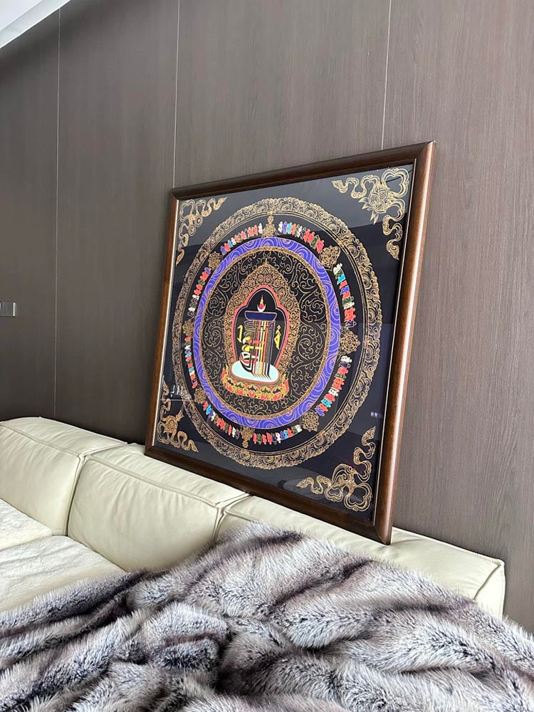 Masterpiece of Serenity Ten Attributes Thangka DIY Kit