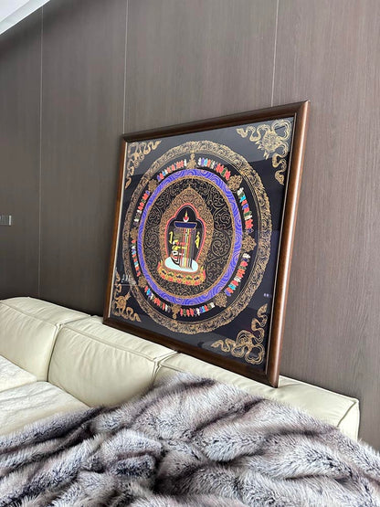 Masterpiece of Serenity Ten Attributes Thangka DIY Kit