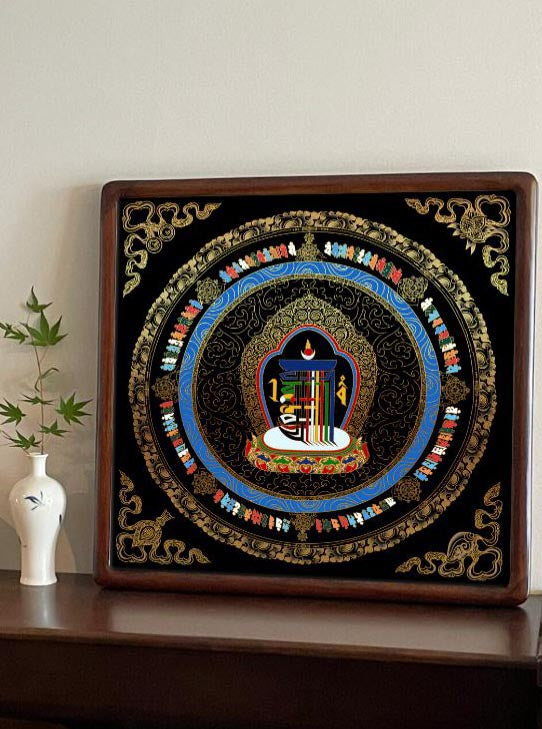 Masterpiece of Serenity Ten Attributes Thangka DIY Kit