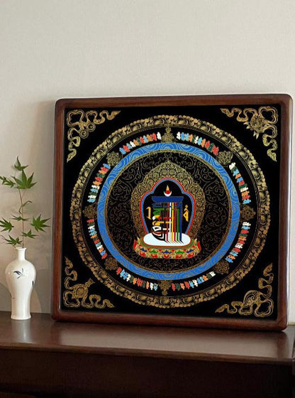 Masterpiece of Serenity Ten Attributes Thangka DIY Kit