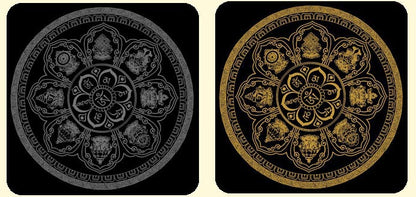 Thangka DIY Kit – Eight Auspicious Symbols Hand-Painting Decoration