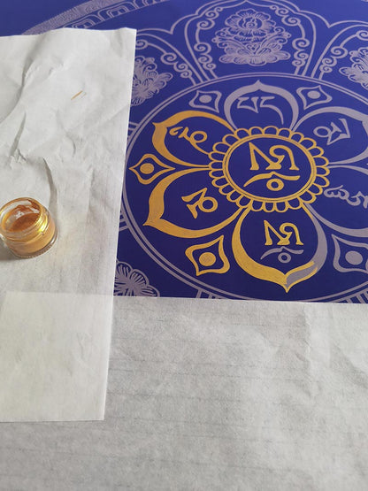 Thangka DIY Kit – Eight Auspicious Symbols Hand-Painting Decoration